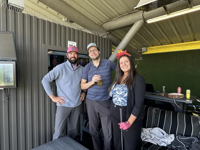 A sunny day of golf and fellowship