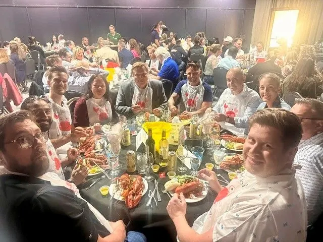 Good food and good company around the table
